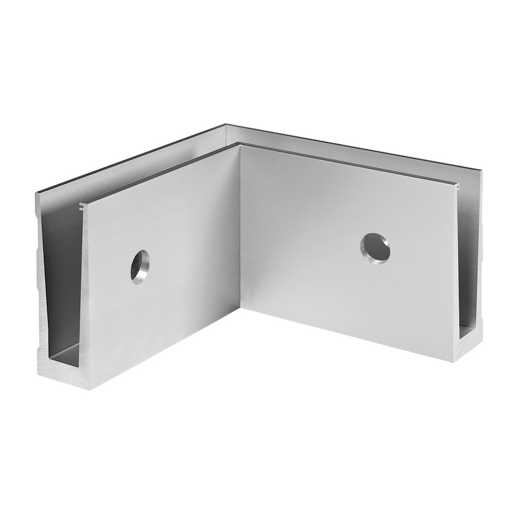 Ecke für Bodenprofil, EG Slim, Seitenm., MOD 8031, Aluminium