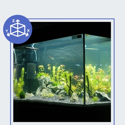 Float, ESG Glas für Aquarium Wand